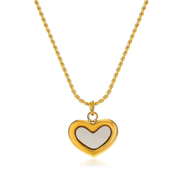 Jewelry Set Stainless Steel Titanium Steel Heartshaped Love Water Drops Bell Electroplated