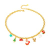 Jewelry Set Titanium Steel Christmas Cartoon Element Electroplating For Women