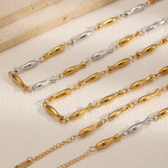 Jewelry Set Titanium Steel Stainless Steel Animal Zodiac Electroplating Bracelet Necklace Unisex Stylish Simple Personality