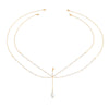 Jewelry Sexy Holiday Starfish Shell Pendant Body Chain Simple Copper Clad Iron Chain Multilayer Chest Chain With Animal Zodiac Pattern Electroplated