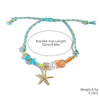 Jewelry Shell Starfish Ceramic Small Fish Pendant Hand Knitted Minimalist Women's Clavicle Chain Necklace