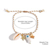 Jewelry Shell Starfish Ceramic Small Fish Pendant Hand Knitted Minimalist Women's Clavicle Chain Necklace