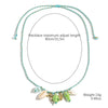 Jewelry Shell Starfish Ceramic Small Fish Pendant Hand Knitted Minimalist Women's Clavicle Chain Necklace