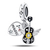 Jewelry Shrimp Leather Single Headphone Recording With Guitar Saxophone Pendant Silver Plated Dripping Oil