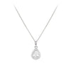 Jewelry Silver Doublelayer Pendant Earrings And Necklace Light Luxury Ochain Electroplating