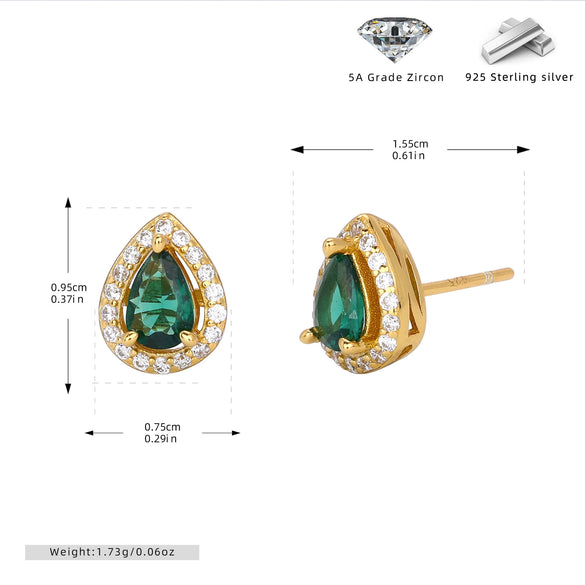 Jewelry Silver Doublelayer Pendant Earrings And Necklace Light Luxury Ochain Electroplating