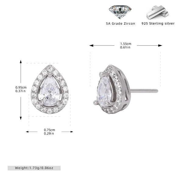 Jewelry Silver Doublelayer Pendant Earrings And Necklace Light Luxury Ochain Electroplating