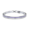 Jewelry Silver Geometric Couple Bracelet Electroplating