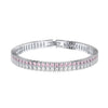Jewelry Silver Geometric Couple Bracelet Electroplating