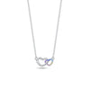 Jewelry Silver Plated Lovely Butterfly Zircon Necklace Light Luxury Women's