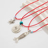 Jewelry Small Fish Shell Pendant Clavicle Chain Stacked Wear Rice Beads Alloy Animal Zodiac Electroplated Necklace For Women