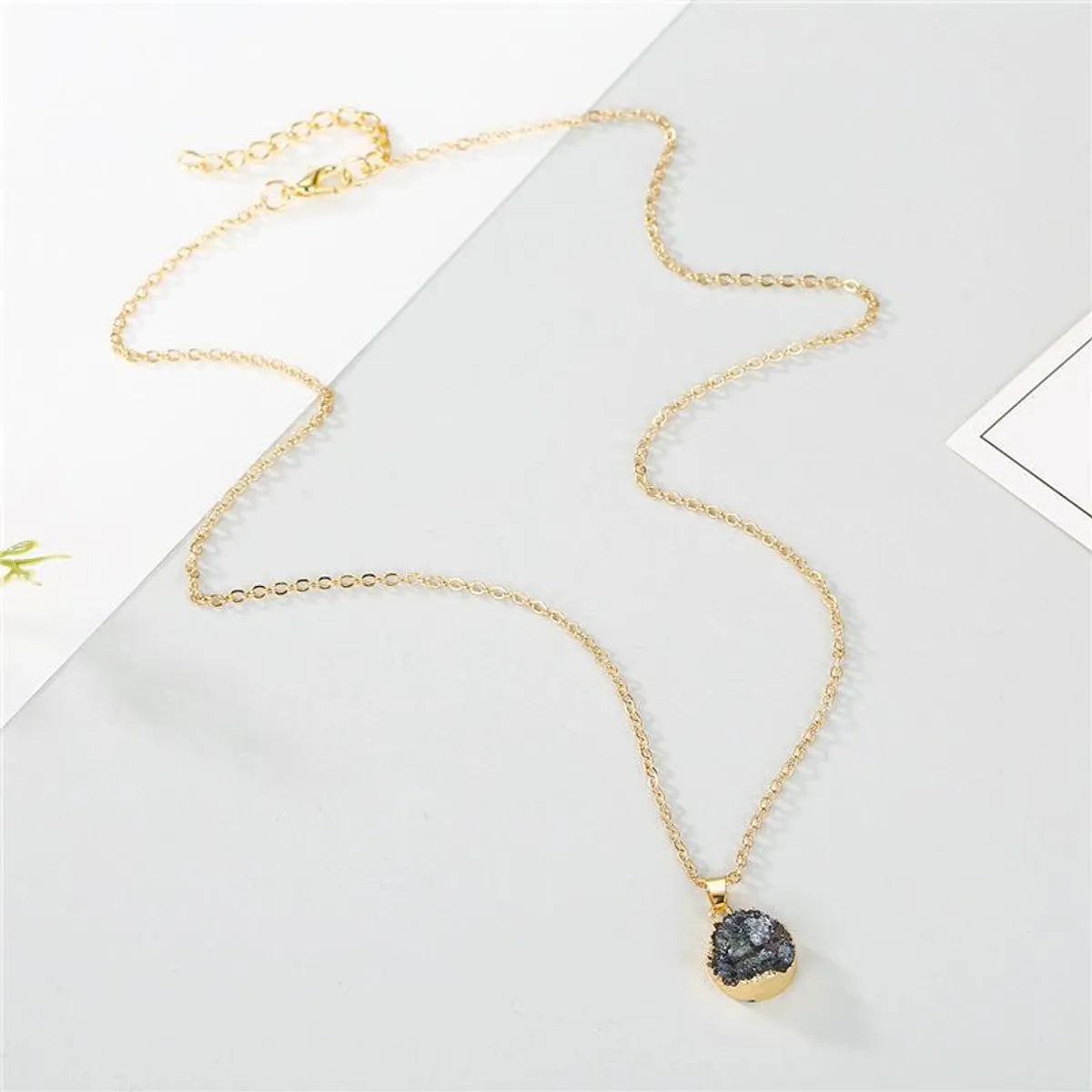 Wholesale Jewelry Fashion Round Alloy Pendant Necklace