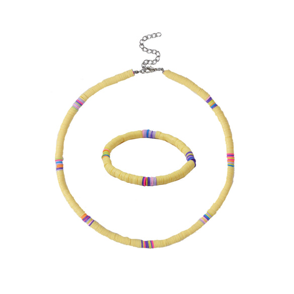 Jewelry Soft Pottery Bracelet Geometric Handmade For Girls