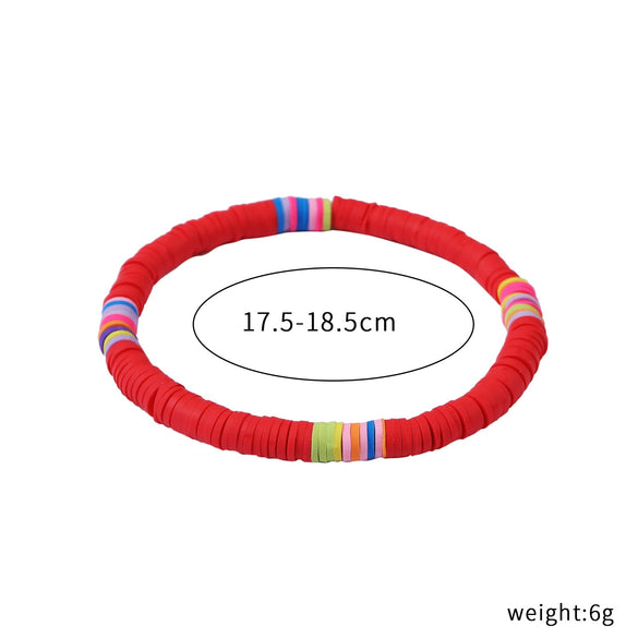 Jewelry Soft Pottery Bracelet Geometric Handmade For Girls