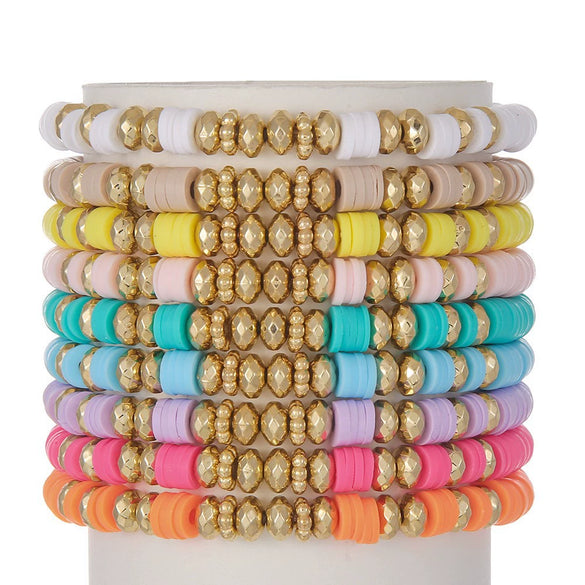 Jewelry Soft Pottery Geometric Handmade Bracelet