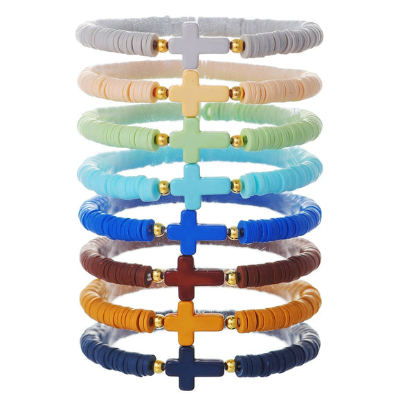 Jewelry Soft Pottery Geometric Handmade Bracelet