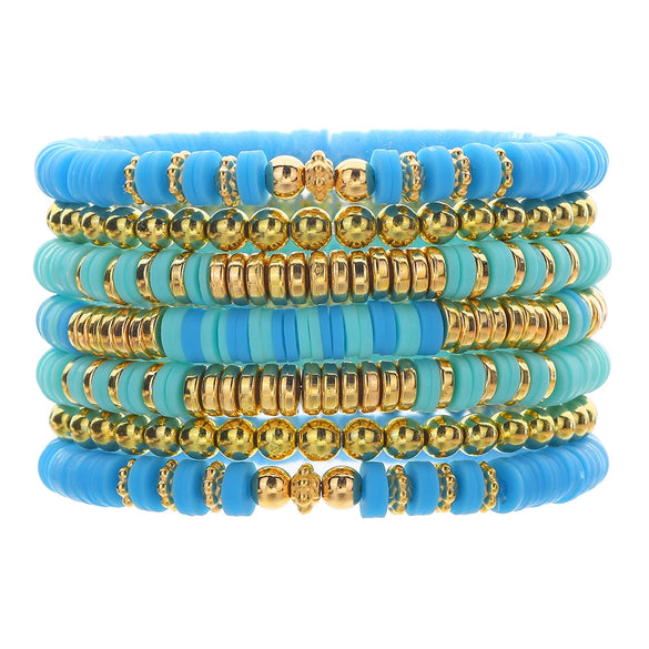 Jewelry Soft Pottery Geometric Handmade Bracelet