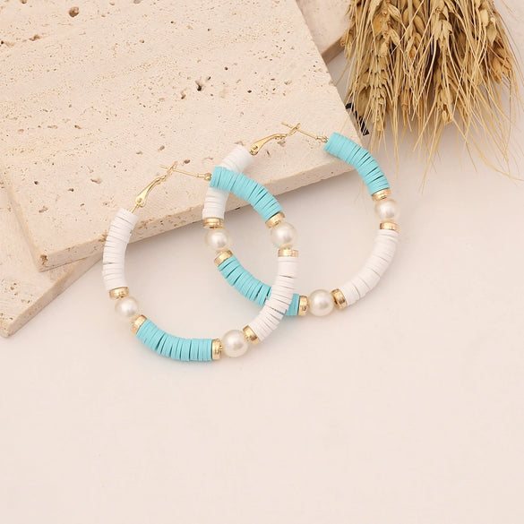 Jewelry Soft Pottery Ushaped Women's Fashion Earrings