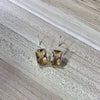 Jewelry Square Rhinestone Geometric Electroplating Fashion Earrings For Female
