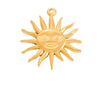 Jewelry Stainless Steel Accessories Sun Heart Pendant Retro Bracelet Handmade Electroplated For Women