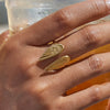 Jewelry Stainless Steel Angel Wings Adjustable Open Ring Electroplating