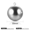 Jewelry Stainless Steel Ball Pendant Goldplated Polished Diy Accessories
