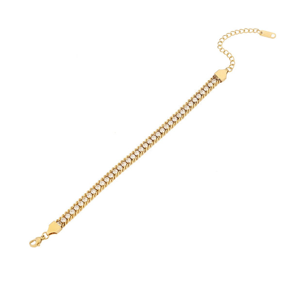 Jewelry Stainless Steel Bracelet Electroplating Fashion Women's