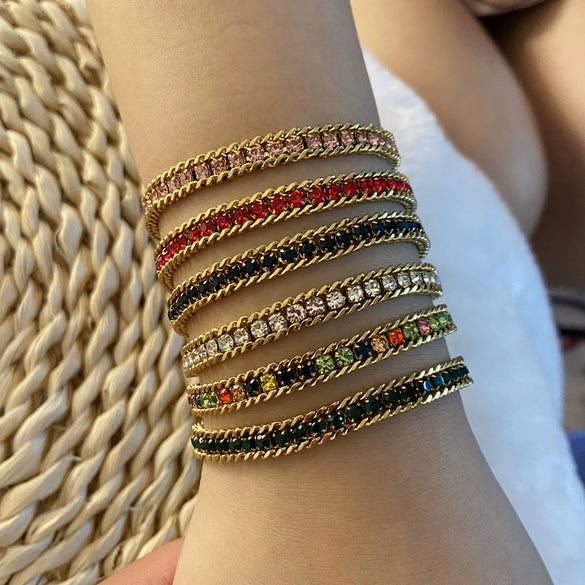 Jewelry Stainless Steel Bracelet Electroplating Fashion Women's