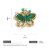 Jewelry Stainless Steel Butterfly Beaded Pendant Necklace With Electroplating And Diy Braided Design