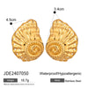 Jewelry Stainless Steel Conch Geometric Electroplated