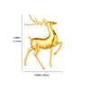 Jewelry Stainless Steel Cute Deer Leaf Animal Flower Brooch Electroplating For Women