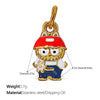 Jewelry 316L Stainless Steel Dripping Oil Cartoon Characters Bracelet Pendant