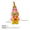 Jewelry 316L Stainless Steel Dripping Oil Cartoon Characters Bracelet Pendant