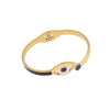 Jewelry Stainless Steel Dripping Oil Eye Bracelet