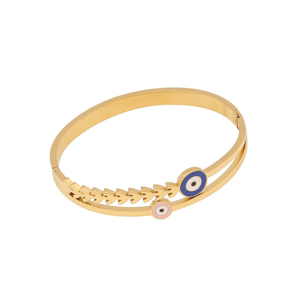 Jewelry Stainless Steel Dripping Oil Eye Bracelet