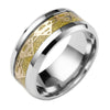 Jewelry Stainless Steel Dripping Oil Style Superman Logo Ring
