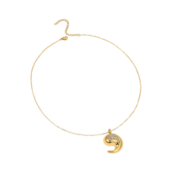 Jewelry Stainless Steel Dropshaped Geometric 18K Gold Plated