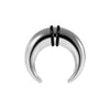 Jewelry Stainless Steel Electroplated Black Ushaped Nose Ring And Ear Expander Piercing