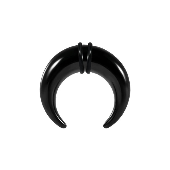 Jewelry Stainless Steel Electroplated Black Ushaped Nose Ring And Ear Expander Piercing