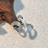 Jewelry Stainless Steel Exaggerated Asymmetrical Heart Shape Ring Electroplating Natural Style Unisex