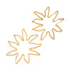 Jewelry Stainless Steel Exaggerated Geometric Earrings Electroplated For Women