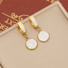 Jewelry Stainless Steel Fashion Butterfly Heart Earrings Electroplated