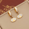Jewelry Stainless Steel Fashion Butterfly Heart Earrings Electroplated