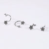 Jewelry Stainless Steel Flower Shaped Bent Rod Internal Thread Navel Nail Straight Rod Ear Bone Nail Piercing With Polish Design