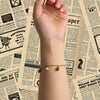 Jewelry Stainless Steel Fruit Pattern Electroplated Bracelet For Women