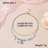 Jewelry Stainless Steel Geometric Bead Necklace Earrings Bracelet Electroplating For Women