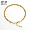 Jewelry 316L Stainless Steel Geometric Blade Chain Bracelet Electroplated Unisex Retro Hiphop Style