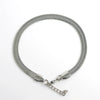 Jewelry 316L Stainless Steel Geometric Blade Chain Bracelet Electroplated Unisex Retro Hiphop Style