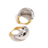 Jewelry Stainless Steel Geometric Electroplated French Light Luxury Ear Buckle Bag Jewelry
