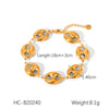 Jewelry Stainless Steel Geometric Electroplated Ins Style For Women